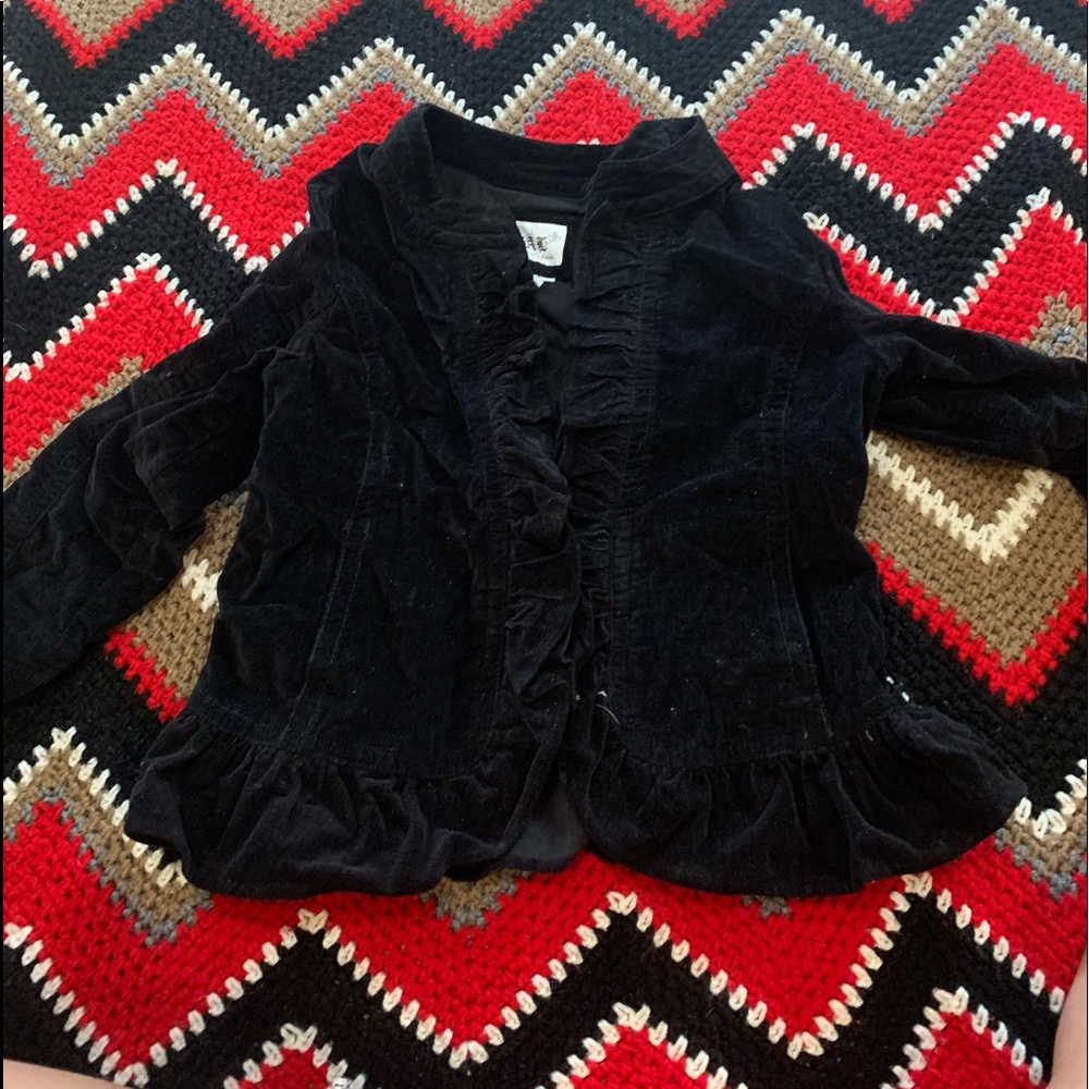 Black “Live a Little” jacket